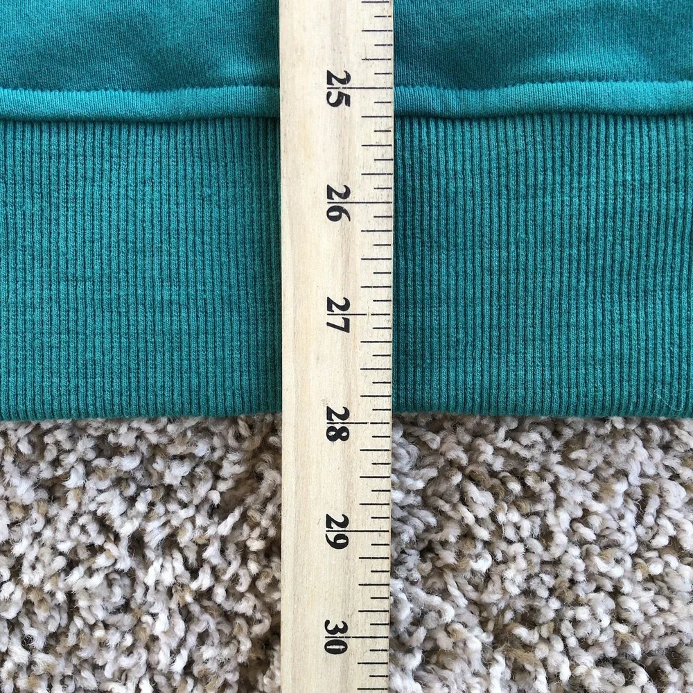 Qilo Tactical Crewneck Sweatshirt Mens Size Large Teal Pray Logo Casual Pullover